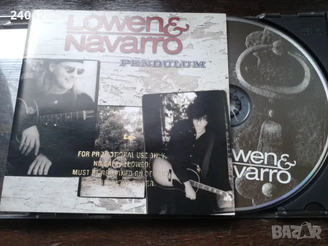 Lowen & Navarro – Pendulum оригинален US диск, снимка 1 - CD дискове - 47288102