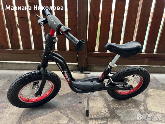 Балансиращо колело със спирачка и степенка PUKY LR XL - черно