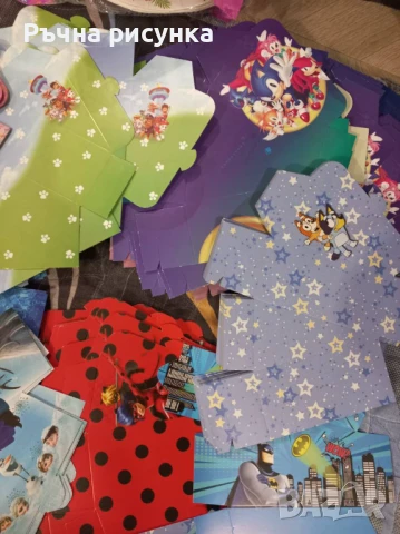 Парче за хартиена торта Блуи и Бинго и на всякакви други детски теми , снимка 8 - Други - 47813614