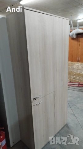 Гардероб с рафтове 93/204/40 - 5 рафта за ъгъл с две врати, снимка 3 - Гардероби - 53135810