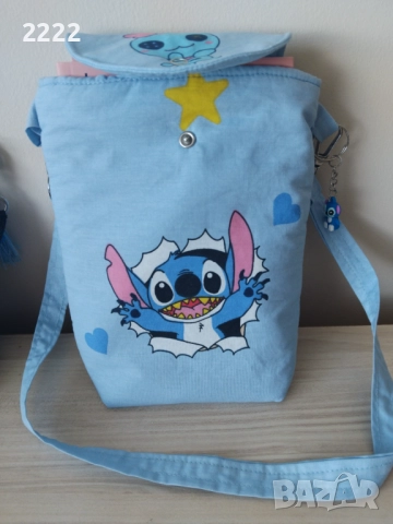 Чантички Стич и ключодържател , снимка 6 - Раници - 51435179