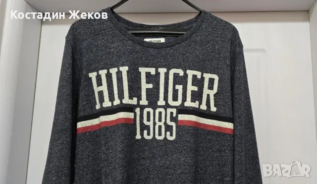 Много хубава оригинална блузка.  В безупречен вид. TOMMY HILFIGER , снимка 3 - Спортни дрехи, екипи - 49405995