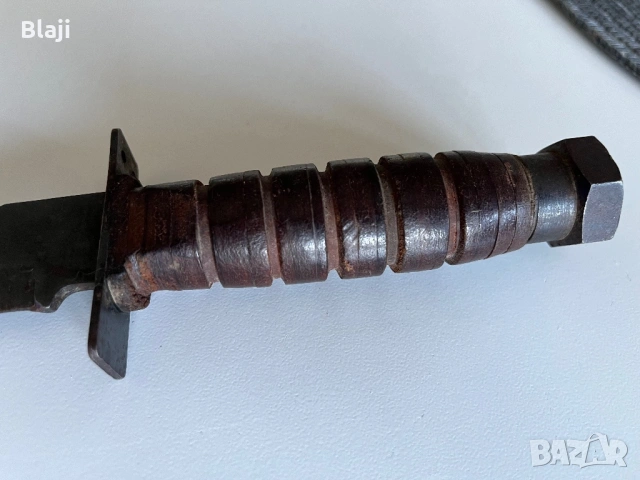 Стар военен нож, снимка 8 - Антикварни и старинни предмети - 54237174