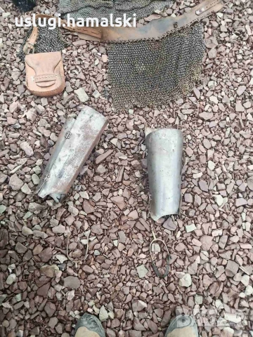 Рицарски доспехи/ризница/броня/шлем, снимка 4 - Антикварни и старинни предмети - 53240841