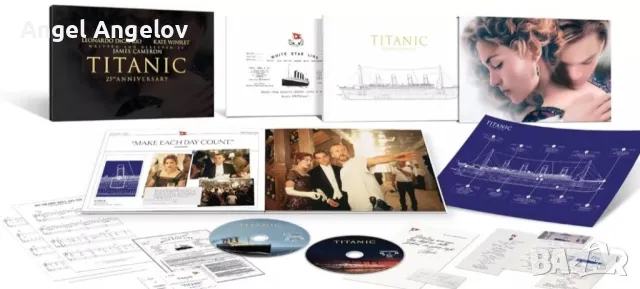 TITANIC 25th ANNIVERSARY LIMITED EDITION DELUXE GIFT SET (4K ULTRA HD BLU-RAY), снимка 3 - Blu-Ray филми - 46922877