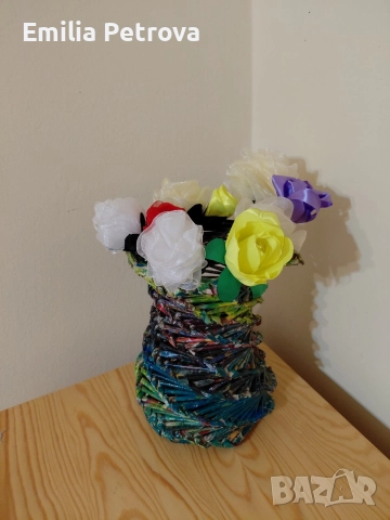 ваза с цветя, снимка 2 - Вази - 52891127