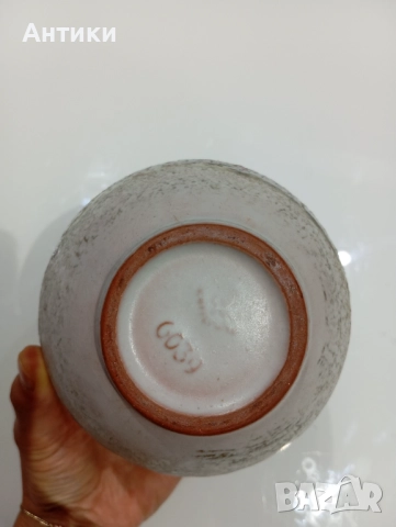 Стара керамична ваза маркирана , снимка 11 - Вази - 52528057