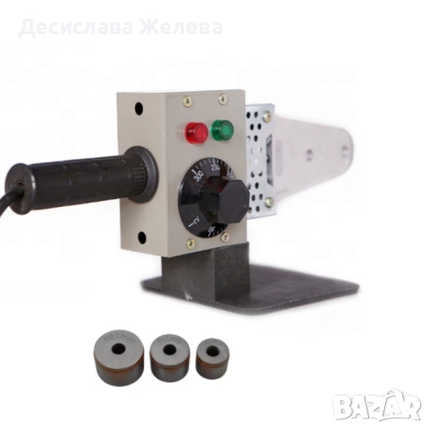 Професионална лепачка за PPR тръби 900W с регулируема температура (50–300°C) – Комплект с куфар, снимка 4 - Други инструменти - 52743123