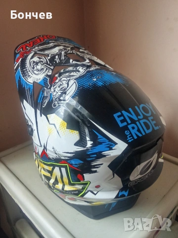 Каска ONEAL Backflip RL2 Villain М, снимка 4 - Спортна екипировка - 54267141