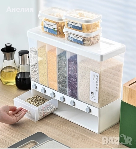 Дозатор за съхранение на зърнени храни и подправки, снимка 4 - Други - 52906756