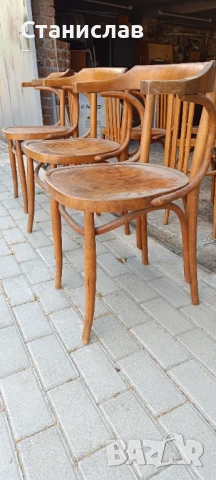 Ретро комплект виенски столове тонет, снимка 7 - Антикварни и старинни предмети - 50751137
