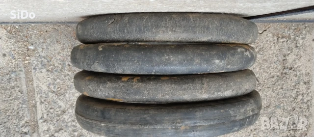 Комплект 4 твърди гуми за джанти на работна количка , снимка 13 - Селскостопанска техника - 50850696