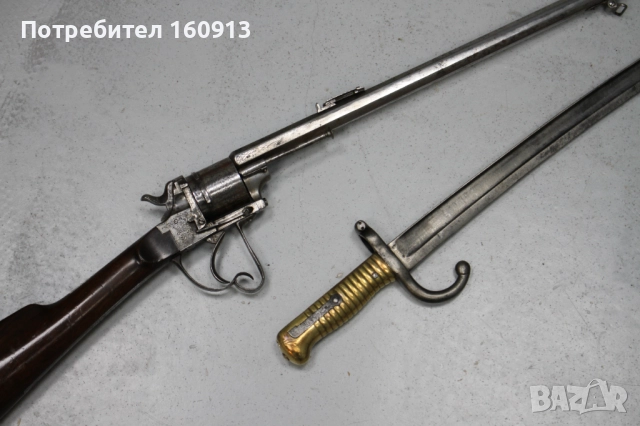 Револверна пушка , комплект с щик. Пушка , Револвер ., снимка 7 - Антикварни и старинни предмети - 52548123