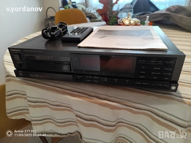 Technics SL-P550 с дистанционно и инструкция