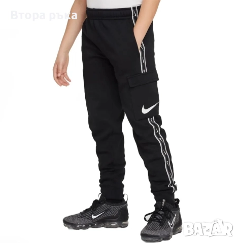 Nike fleece долнище за момчета оригинален , снимка 7 - Детски панталони и дънки - 52631446