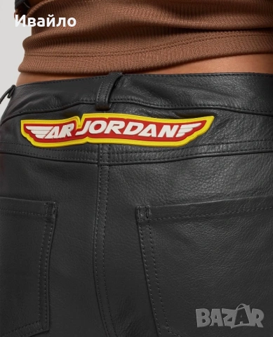 Кожен панталон Jordan Brand x Cactus Jack (Jordan x Travis Scott  и блуза nike air jordan, снимка 5 - Комплекти - 53482370