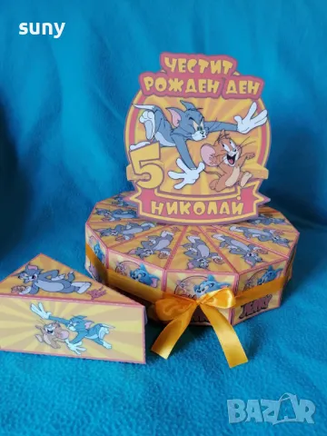 Картонена торта Том и Джери