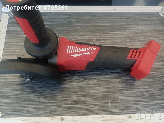 акумулаторен ъглошлайф milwaukee m18 CAG 125, снимка 3 - Ъглошлайфи - 53113535
