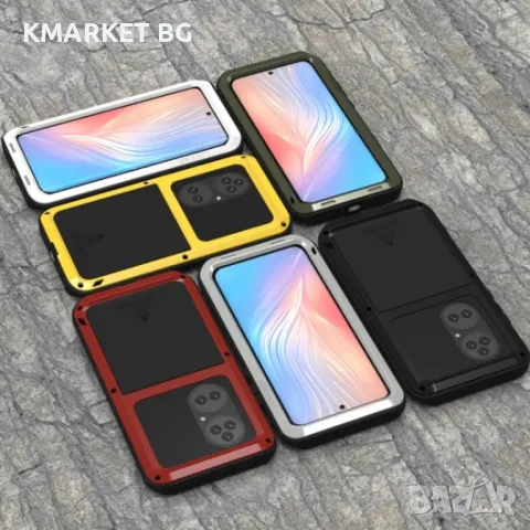 Huawei P50 Pro LOVE MEI Удароустойчив/Водоустойчив Калъф и Протектор, снимка 11 - Калъфи, кейсове - 49176449