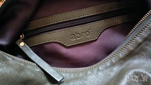 Abro голяма мека естествена кожа нова, снимка 3 - Чанти - 53283916