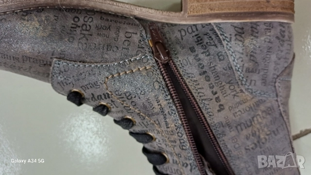 41-42 размер,боти от естествена кожа на Josef Siebel, снимка 4 - Дамски боти - 51680070