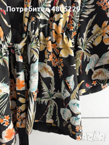 ZARA блейзер тип кимоно р-р С/М, снимка 5 - Сака - 54284247