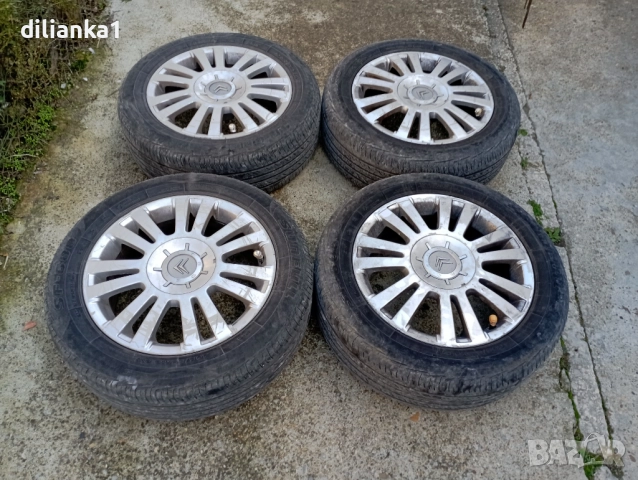 Алуминиеви джанти от Ситроен С 5 с летни гуми
