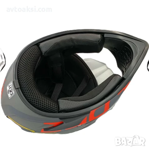 Каска Крос Мотор/Скутер/Бъги/Вело/АТВ-YF121, снимка 5 - Аксесоари и консумативи - 50827884