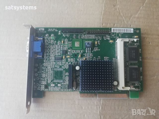 Видео карта Matrox MGI G2+/MILA/8BN/20  8MB AGP