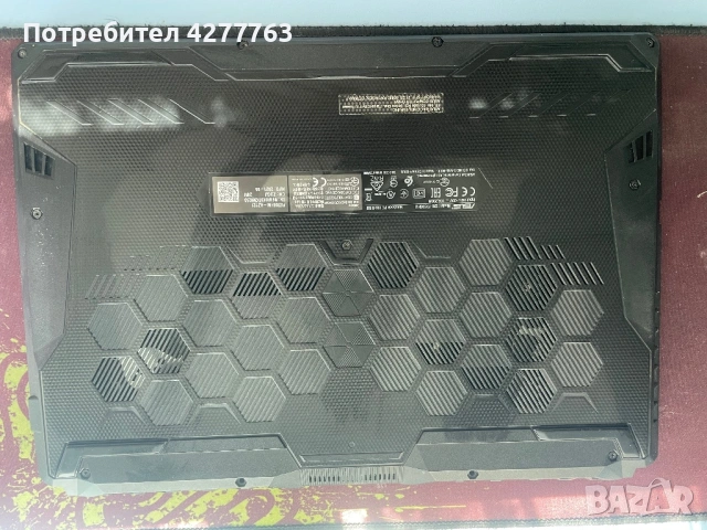 Продавам клавиатура от Asus Tuf Gaming F15 rgb оцветка с работещи клавиши и тъч пад, снимка 2 - Части за лаптопи - 54290874