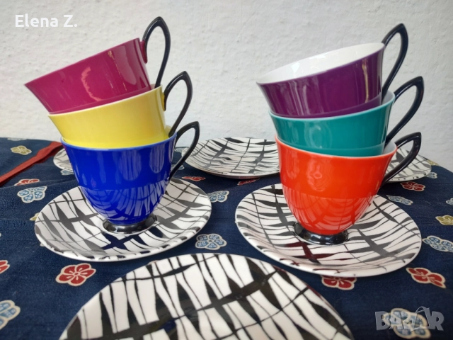 Royal Albert South Pacific - рядък сервиз, снимка 10 - Чаши - 52199669