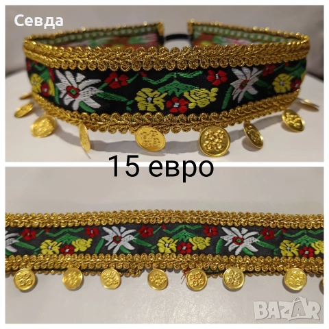 Ленти за глава с пендари тип косичник , снимка 2 - Аксесоари за коса - 53300230