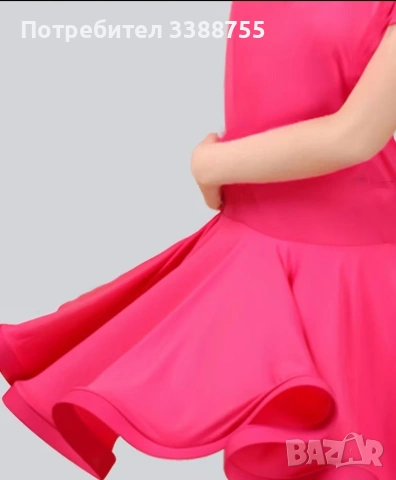 Рокля за спортни танци до 150 см., снимка 2 - Детски рокли и поли - 53801658