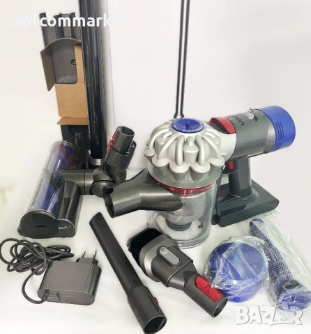 Вертикална прахосмукачка Dyson V8 Advanced с гаранция, снимка 3 - Прахосмукачки - 53707107