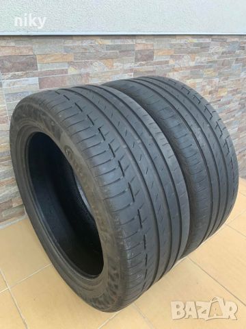 2бр. летни гуми Continental PremiumContact 6 245/45 R18 Y XL DOT1021, снимка 2 - Гуми и джанти - 46230070