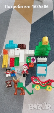 Lego Duplo Дядо Коледа , снимка 2 - Конструктори - 52696803