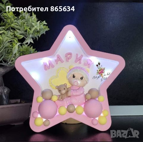 Лед нощни лампи за момиченца, снимка 4 - Детски нощни лампи - 46175105