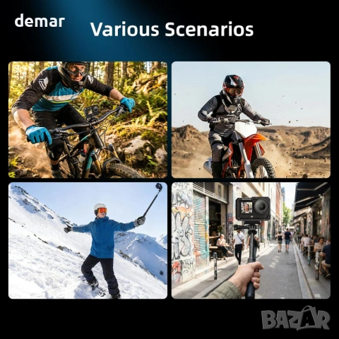 Метален защитен калъф AMAZEAR, аксесоари за DJI Osmo Action 6, черен, снимка 8 - Чанти, стативи, аксесоари - 53401616