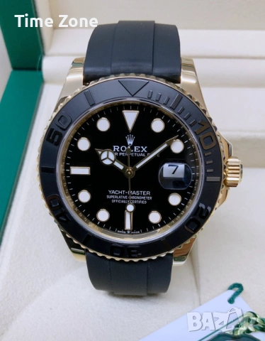 Rolex Yacht-Master 42mm White Gold Black Dial Ceramic Automatic Различни Варианти, снимка 12 - Мъжки - 54060835