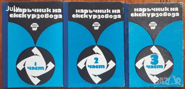 Наръчник на екскурзовода, част 1-3, Марга Иванова, снимка 1 - Специализирана литература - 45639826