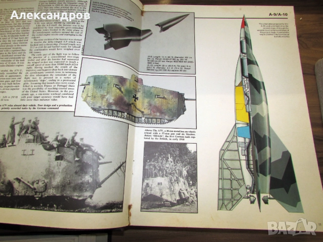 Стари военни книги 5 тома, оръжия, скици, фотоси, рисунки, А4, снимка 9 - Енциклопедии, справочници - 52078201