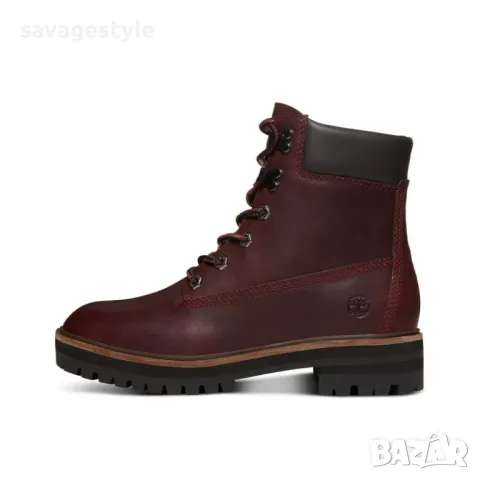 Дамски зимни боти  TIMBERLAND London Square Oxford Red, снимка 5 - Дамски боти - 47755798