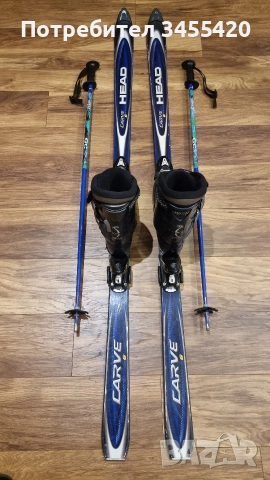 Ски+Ски обувки+Щеки, снимка 3 - Зимни спортове - 52923024