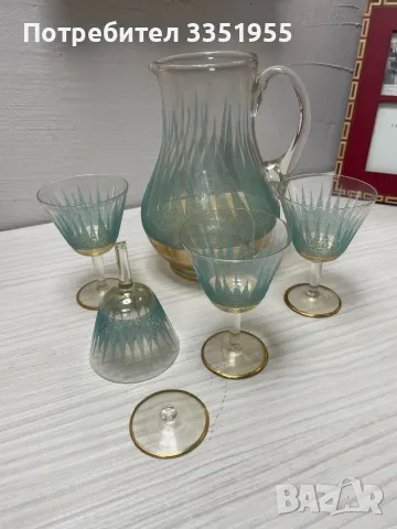 Кана с три чаши от калиев Кристал