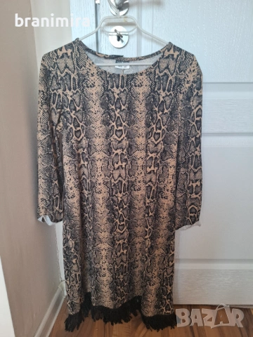 Тиглова памучна рокля.Не , снимка 2 - Тениски - 53649984