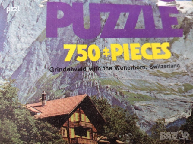 Пъзел "Wetterhorn” Jumbo 1978г. 750 части, снимка 4 - Пъзели - 53966004