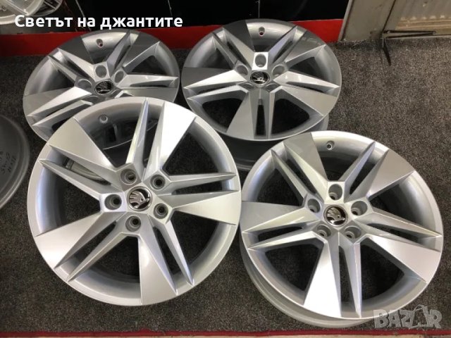 Джанти 17 Цола 5х112 Skoda Superb Octavia Karoq  VW Passat Golf 6 7 8 Оригинални , снимка 5 - Гуми и джанти - 46830091