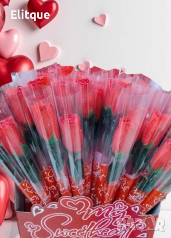 Красива роза в романтична опаковка, снимка 3 - Подаръци за жени - 52744080