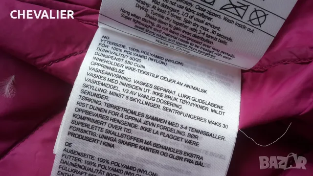 Bergans of NORWAY JOSTEN DOWN Youth Girl Jacket Размер 13-14 г / 164 см детско пухено яке 47-66, снимка 15 - Детски якета и елеци - 49865163