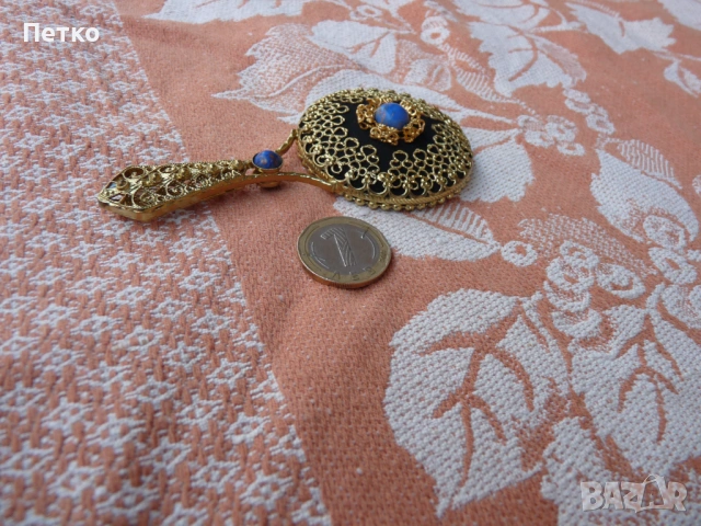 Автентично бронзово огледало  отлично, снимка 5 - Антикварни и старинни предмети - 53130037